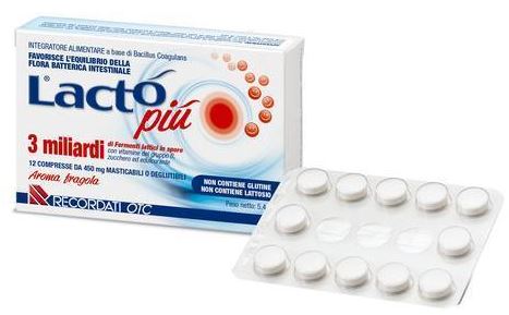 LACTO PIU 3 MILIARDI 12 COMPRESSE - farmavitality.it