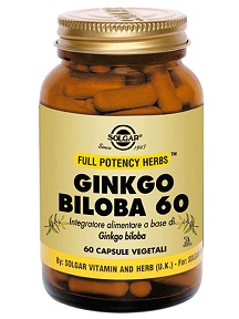 GINKGO BILOBA 60 60 CAPSULE VEGETALI - farmavitality.it