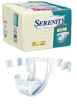 PANNOLONE PER INCONTINENZA SERENITY VESTE SD FORMATO SUPER TAGLIA LARGE 15 PEZZI - farmavitality.it