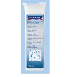 COTONE IDROFILO HANSAPLAST CARRES 70 PEZZI PRETAGLIATI - farmavitality.it