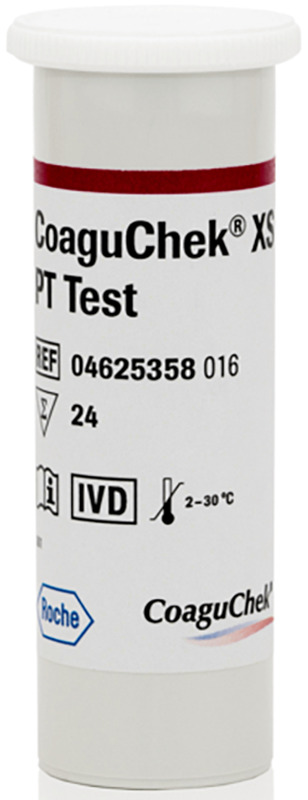 STRISCE REATTIVE PER DISPOSITIVO AUTODIAGNOSTICO COAGUCHEK XS PT TEST 24 PEZZI - farmavitality.it