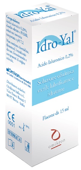 SOLUZIONE LUBRIFICANTE IDRO YAL 15 ML PER LENTI A CONTATTO - farmavitality.it