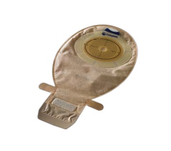 SACCA PER ILEOSTOMIA CON HIDE/AWAY APERTA RICOPERTA IN TESSUTO NON TESSUTO RITAGLIABILE CON VELCRO 10/66MM MISURA MIDI 420ML 30 PEZZI - farmavitality.it