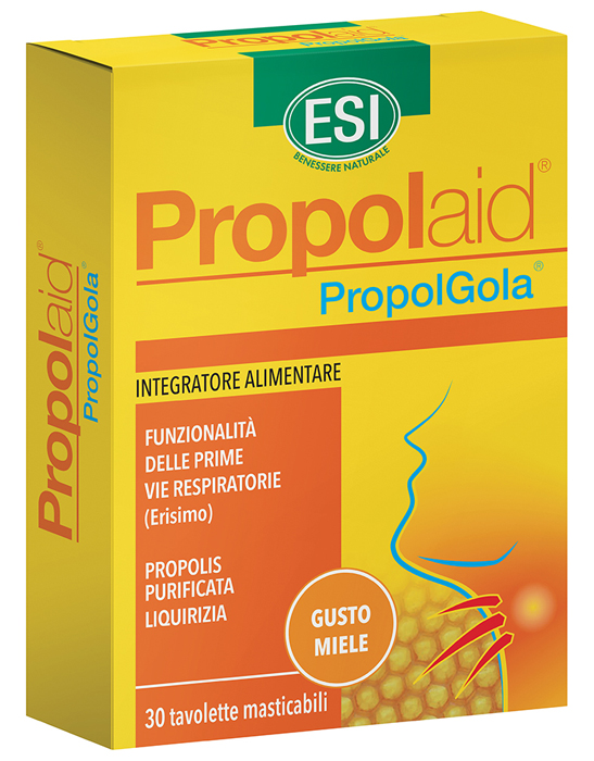 ESI PROPOLAID PROPOLGOLA MIELE 30 TAVOLETTE - farmavitality.it