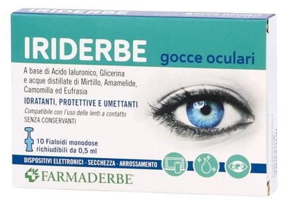 IRIDERBE GOCCE OCULARI MONODOSI 10 FLACONCINI DA 0,5ML - farmavitality.it