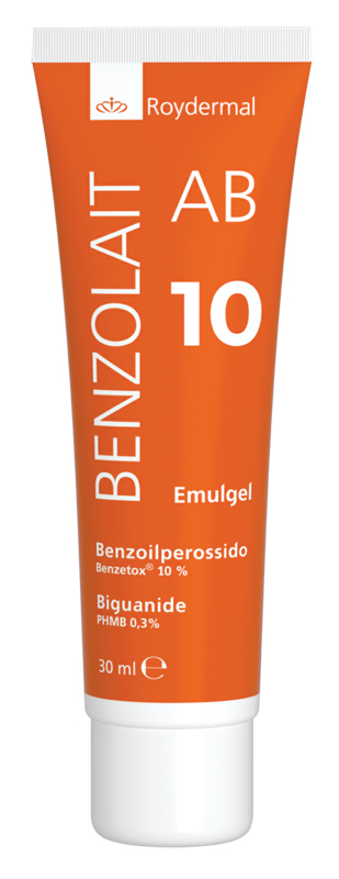 SEBOREGOLATORE/PURIFICANTE PER LA PELLE DEL VISO BENZOLAIT AB 10 EMULGEL 30 ML - farmavitality.it