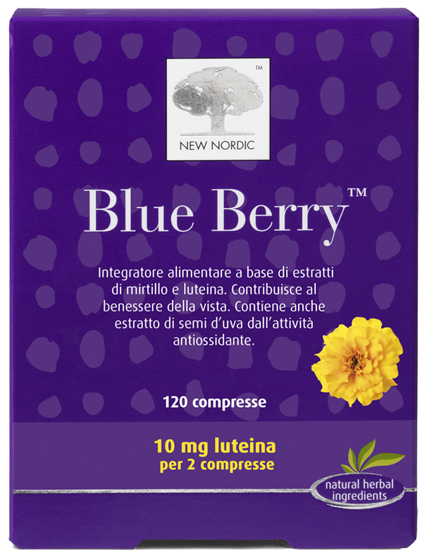 BLUE BERRY 120 COMPRESSE - farmavitality.it