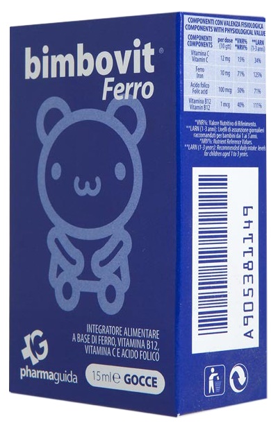 BIMBOVIT FERRO GOCCE 15 ML - farmavitality.it