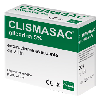 ENTEROCLISMA CLISMASAC 5% 2LITRI - farmavitality.it