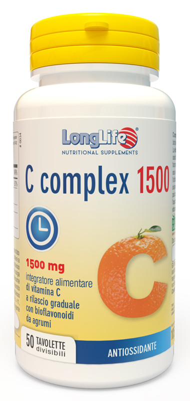 LONGLIFE C COMPLEX 1500 T/R 50 TAVOLETTE DIVISIBILI - farmavitality.it