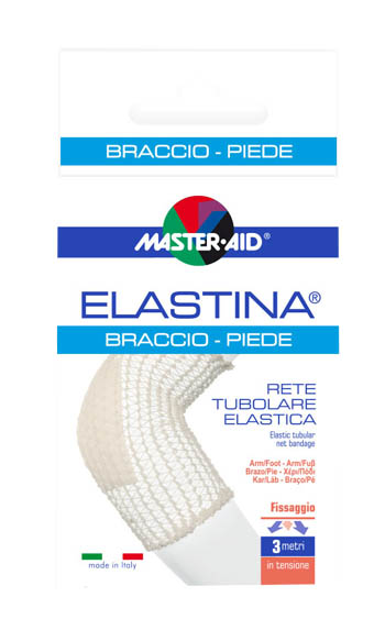 RETE TUBOLARE ELASTICA IPOALLERGENICA MASTER-AID ELASTINA BRACCIO/PIEDE 3 MT IN TENSIONE CALIBRO 4 CM - farmavitality.it