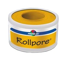 CEROTTO IN ROCCHETTO MASTER-AID ROLLPORE TESSUTO NON TESSUTO 5X1,25 - farmavitality.it
