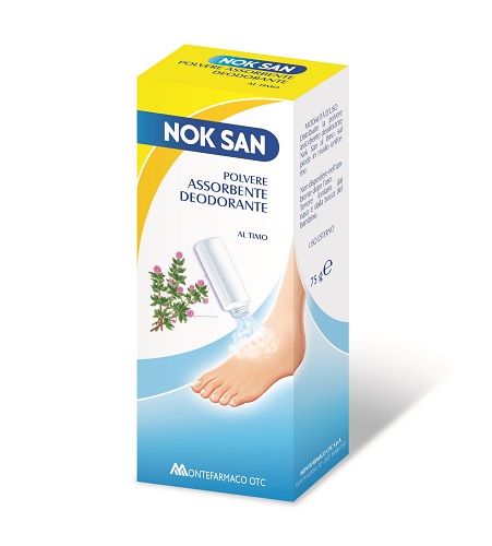 NOK SAN POLVERE ASSORBENTE DEODORANTE 75 G - farmavitality.it