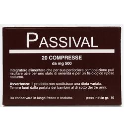 PASSIVAL ESTRATTO ERBORISTICO 20 COMPRESSE - farmavitality.it
