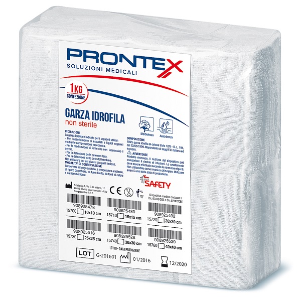 PRONTEX GARZA 20X20CM 1KG - farmavitality.it