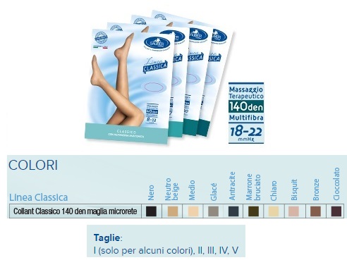 SAUBER COLLANT 140 DENARI MAGLIA MICRORETE MEDIO 4 LINEA CLASSICA - farmavitality.it