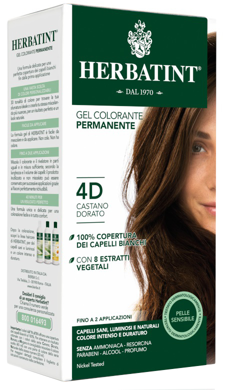HERBATINT 4D CASTANO DORATO 150 ML - farmavitality.it