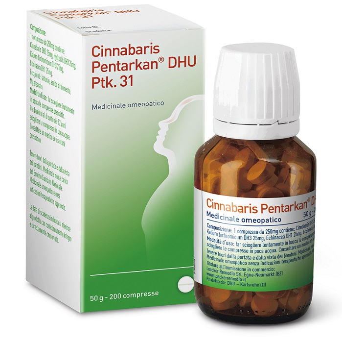 CINNABARIS 31 PTK 200 COMPRESSE 50 G - farmavitality.it