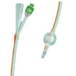 CATETERE FOLEY IN SILICONE TRASPARENTE A 2 VIE CON PALLONCINO 5-10ML DIAMETRO CH20 6,66MM LUNGHEZZA 40CM - farmavitality.it