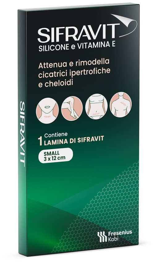 SIFRAVIT PLACCA SILICONE 3X12 CM SMALL 1 PEZZO - farmavitality.it
