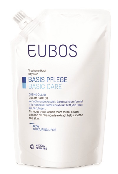 Eubos Olio da Bagno Pelle Secca Ricarica 400 Ml - farmavitality.it