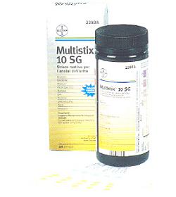 STRISCIA REATTIVA MULTITEST MULTISTIX 10SG 25 PEZZI - farmavitality.it
