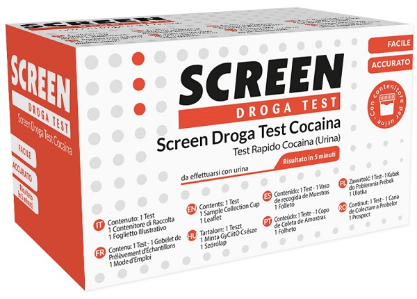 TEST DROGA SCREEN RILEVAZIONE COCAINA NELL'URINA - farmavitality.it