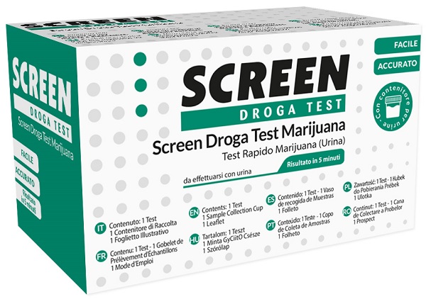 TEST DROGA SCREEN RILEVAZIONE THC MARIJUANA NELL'URINA - farmavitality.it