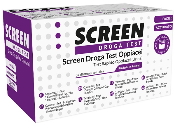 DROGA TEST CHE RILEVA UNA SOSTANZA OPPIACEI EROINA SCREEN DROGA TEST OPPIACEI - farmavitality.it