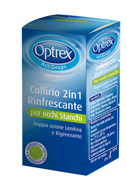 GOCCE OCULARI OPTREX ACTIDROPS 2IN1 RINFRESCANTE OCCHI STANCHI 1 PEZZO - farmavitality.it
