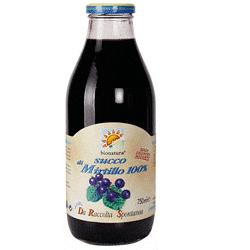 SUCCO PURO MIRTILLI SELVATICI 500 ML - farmavitality.it
