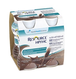 RESOURCE HP/HC CIOCCOLATO 4 BOTTIGLIE 200 ML - farmavitality.it