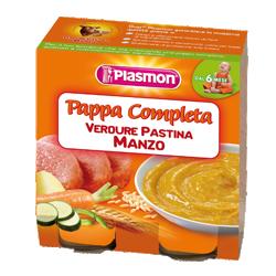 PLASMON OMOGENEIZZATO PAPPE MANZO VERDURA PASTINA 190 G X 2 PEZZI - farmavitality.it