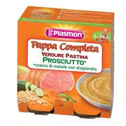 PLASMON OMOGENEIZZATO PAPPE PROSCIUTTO VERDURA PASTINA 190 G X 2 PEZZI - farmavitality.it