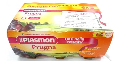 PLASMON OMOGENEIZZATO PRUGNA 6 X 104 G - farmavitality.it