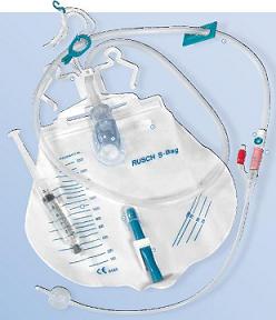 CATETERE IN SILICONE SCANALATO PROFILCATH PRECONNESSO CH16 LUNGHEZZA 40CM + SACCA DI DRENAGGIO DA 2000ML GRADUATA CON TUBO DI SCARICO ELASTICO E CHIUSURA A MORSETTO - farmavitality.it