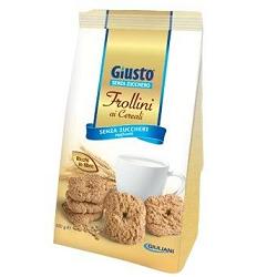 GIUSTO SENZA ZUCCHERO FROLLINI CEREALI 350 G - farmavitality.it
