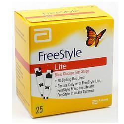 STRISCE MISURAZIONE GLICEMIA FREESTYLE LITE 25 PEZZI - farmavitality.it