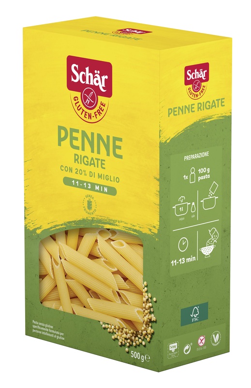 SCHAR PENNE RIGATE 500 G - farmavitality.it