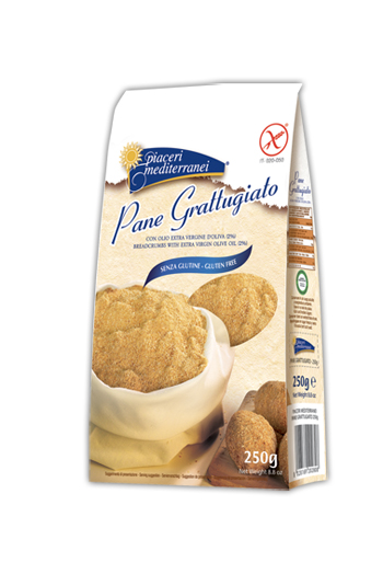 PIACERI MEDITERRANEI PANE GRATTUGGIATO SENZA GLUTINE 250 G - farmavitality.it