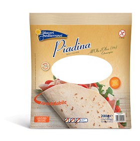 PIACERI MEDITERRANEI PIADINA OLIO D'OLIVA 200 GRAMMI - farmavitality.it