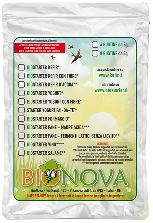 BIOSTARTER PER KEFIR D'ACQUA - farmavitality.it