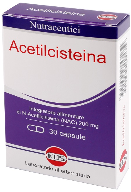 KOS Acetilcisteina Integratore Alimentare 30 Capsule - farmavitality.it