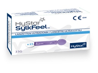 LANCETTE PUNGIDITO MYSTAR SYLKFEEL LANCETS 33 GAUGE 50 PEZZI - farmavitality.it