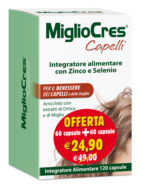MIGLIOCRES 60+60 CAPSULE 60 G PROMOZIONE - farmavitality.it