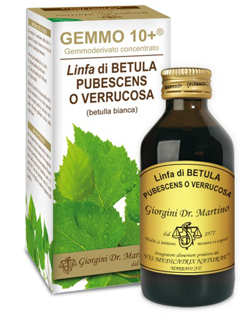 GEMMO 10+ BETULLA B LINFA 100 ML LIQUIDO ANALCOLICO - farmavitality.it
