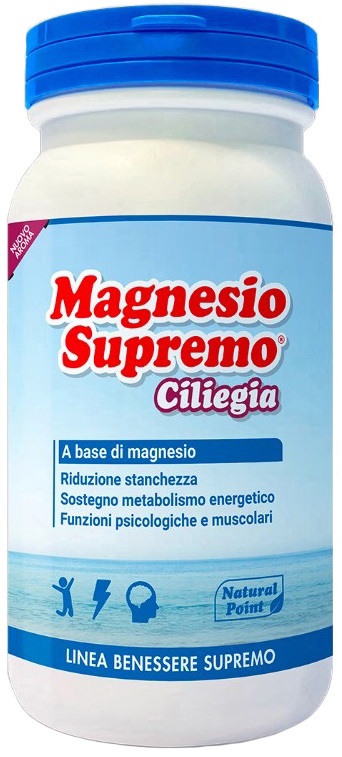 MAGNESIO SUPREMO CILIEGIA POLVERE 150 G - farmavitality.it