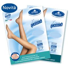 SAUBER CALZA AUTOREGGENTE 70 DENARI MAGLIA MICRORETE NEUTRO BEIGE 4 LINEA CLASSICA - farmavitality.it