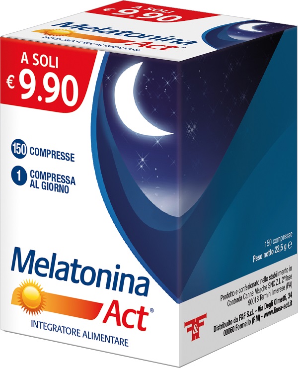 MELATONINA ACT 1 MG 150 COMPRESSE - farmavitality.it