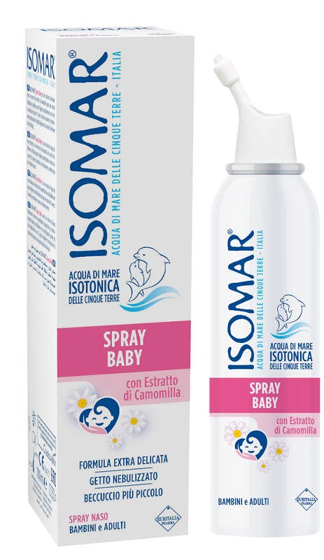 ISOMAR SPRAY BABY CON CAMOMILLA 100 ML - farmavitality.it